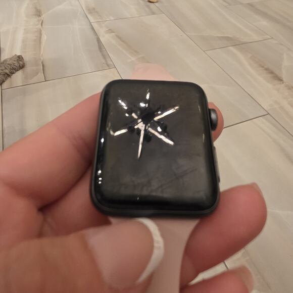 Apple Watch Series 3, 42mm Aluminum Case Ion-X glass Ceramic Back GPS LTE WR-50M - Picture 11 of 16